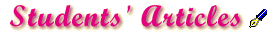 Students' Articles